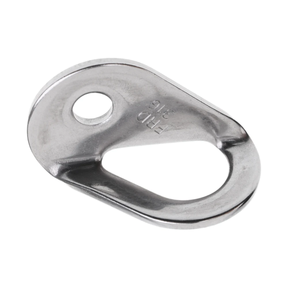 Rock Climbing Bolt Hanger Plate Stainless Steel Wall Climbing Anchor Hanger Hardware Gear Camping Hiking Accessories