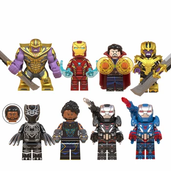 

LEGO Blocks 8Pcs/Set Marvel Comics Infinity GauntletThanos Children Toy Gift Compatible with Lego pellets Building toys