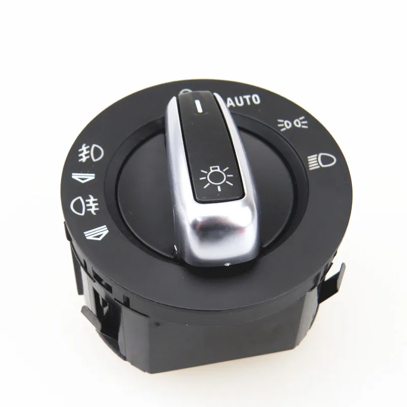 

AZQFZ Chrome Front Headlight Light Switch Fog Lamp Knob New For A6 Allroad RS6 Q7 A6 S6 C6 4F1 941 531 E 4F1 941 531E