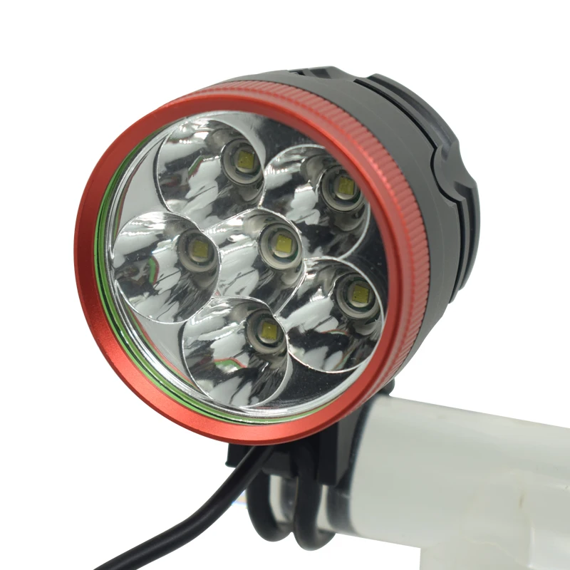 WasaFire 6x XM-L T6 Bike Light 10000 Lumens Bicycle Headlight LED Flashlight Cycling Front Head Lamp + 18650 Battery + Charger