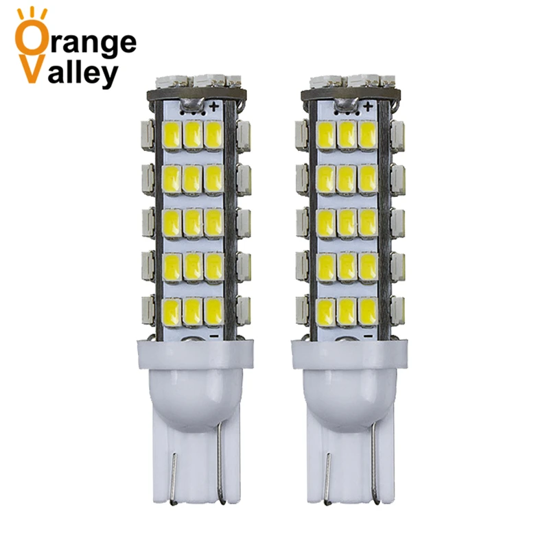 2 шт. супер яркий T10 68LED 1206 68 SMD LED автомобиль 68smd 3020 W5W 194 927 168 боковые клиновидные