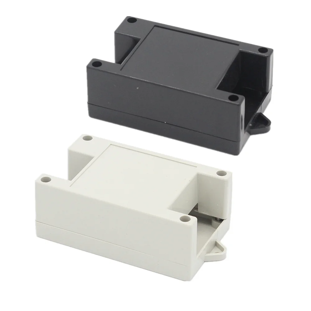 

1pcs 82x50x32mm Plastic PLC industrial control box Power supply housing Rail type housing Instrument junction box Over-line box