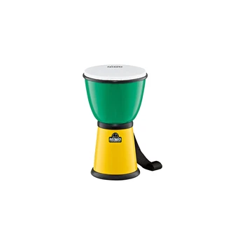 

Nino18g/y jembe 8 ", green/yellow, plastic, Nino percussion