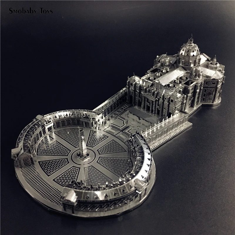 

High Quality MODEL 3D Metal Model Kit 1:1000 STPETER'S BASILICA Assembly Model DIY 3D Laser Cut Model Puzzle Toys for Adult Gift