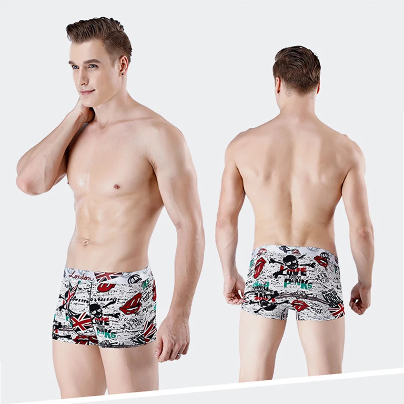 Трусы-боксеры из Ice Silk боксеры с изображением из мультфильма, Ethika Для мужчин нижнее белье Homme calecon шорты-боксеры мужские трусы-боксеры с принтом нижнее белье брюки BS 06
