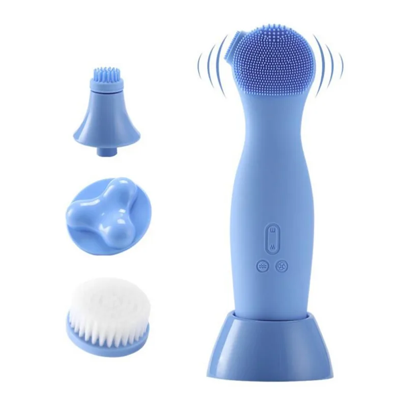 3 In1 Facial Cleansing Brush Skin Care Tool Cleaning Pores Exfoliating Massage Electric Instrument n | Красота и здоровье