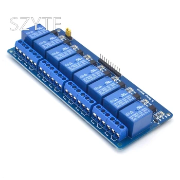 

8 channel 5V relay module with opto-isolated support AVR / 51 / PIC microcontroller PLC Relay