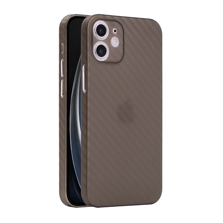 best case for iphone 12 pro Carbon Fiber Case For iPhone 13 12 Pro Max mini Ultrathin PP 0.4mm matte Frosted Super Thin Ultra Thin Plastic Protective Cover iphone 12 pro waterproof case