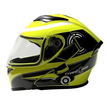 

Freedconn BM2-E Full Face Motorcycle Blutooth Helmet Wireless 1500 Meters 8 Riders Group Intercom Helmet with FM Radio Support