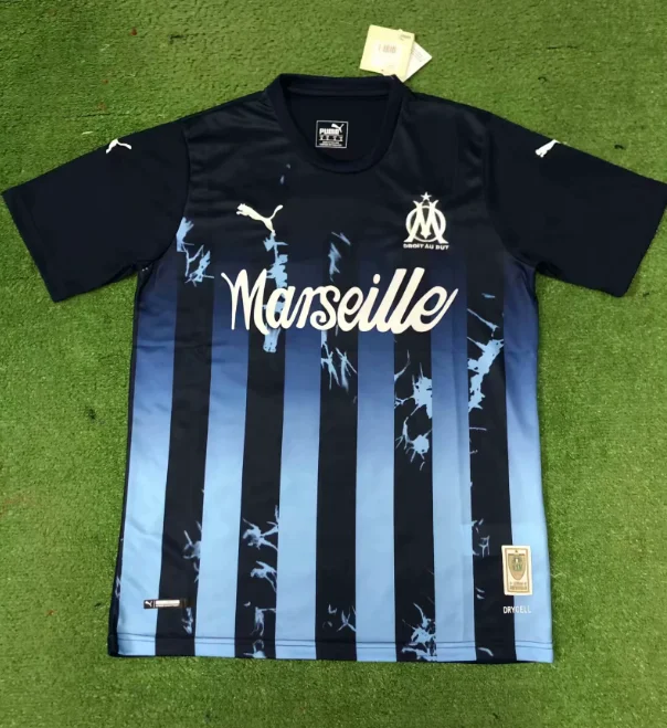 Maillot de foot om старый Марсель Ретро 1992 1993 Экстра Пайет боли олимпийка де Пайет тховин 19/20 Марсель Футбол Джерси - Цвет: shirt