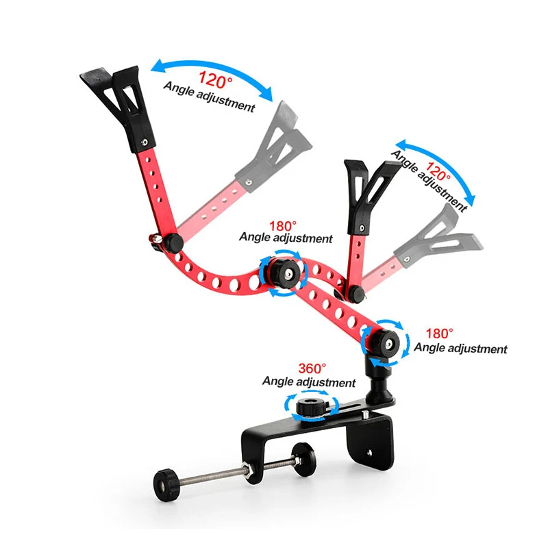 Большой зажим открывающийся на 360 градусов держатель удочки лодка Морской