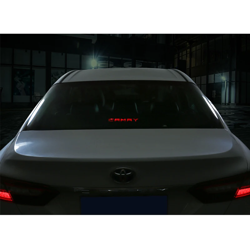 

Brake Light Sticker Fit for Toyota 8th GAMRY 2018-2019 Carbon Fiber Brake Lamp Sticker Decoration Car Accessories