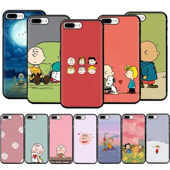 

EWAU Charlie Brown popular Soft Silicone phone case for iphone SE 2020 5 5s SE 6 6s 7 8 plus X XR XS 11 Pro Max