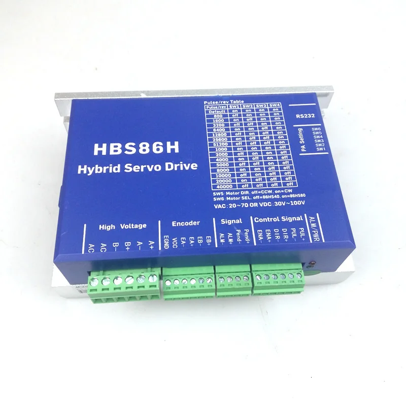 86BYGE118EC1000+ HBS86H замкнутый контур шаговый системы 8.5N.m Nema 34 Гибридный замкнутый контур 2-фазный шаговый двигатель