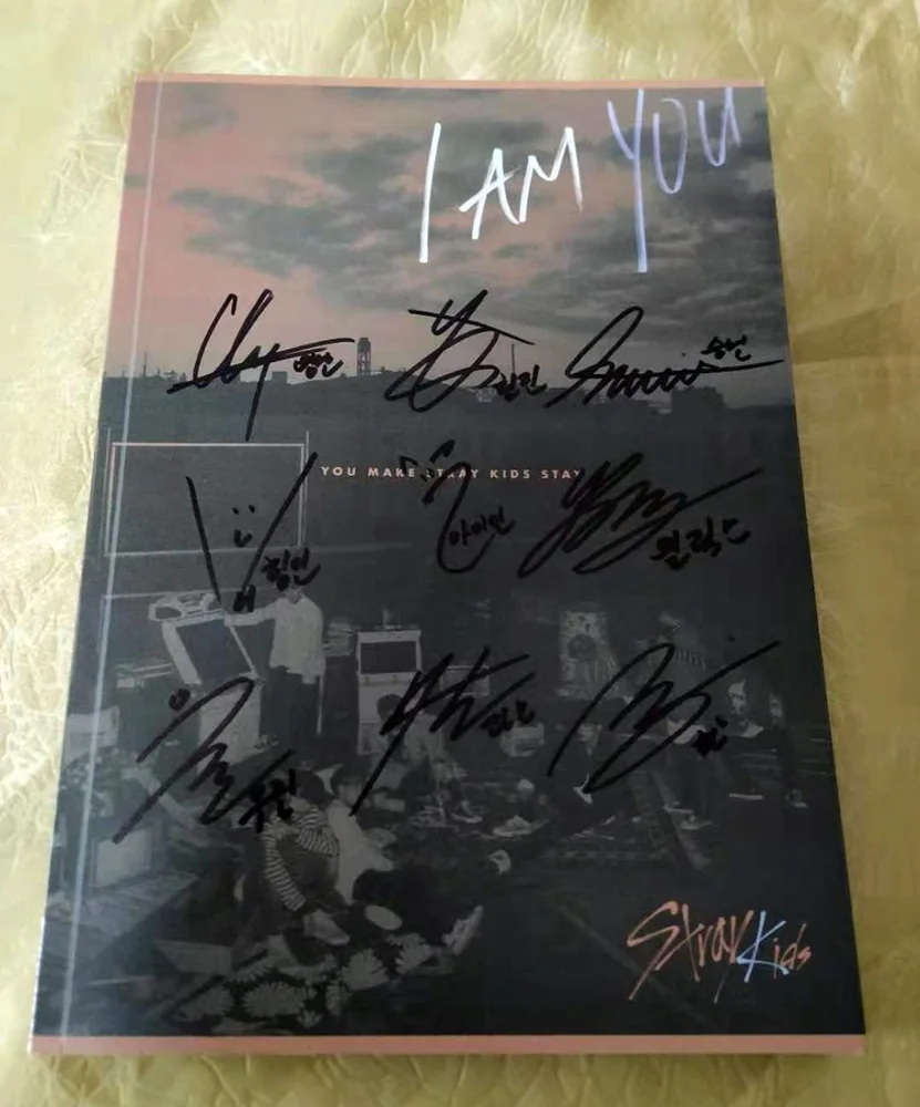 Ручная подписания Stray Kids с автографом mini3rd I AM YOU /autograph CD + photobook 042018|Открытки и