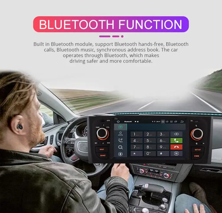 Besina Android 9,0 автомобильный радиоприемник для Fiat Grande Punto Linea 2007 2008 2009 2010-2012 Мультимедиа gps 4G+ 64G стерео 1 Din автомагнитола