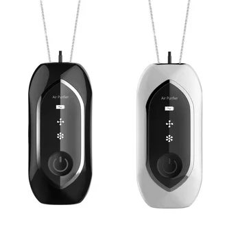 

2 Pack Personal Air Purifier,Usb Portable Hanging Necklace with Negative Ion Air Freshener Low Noise for Adults Kids