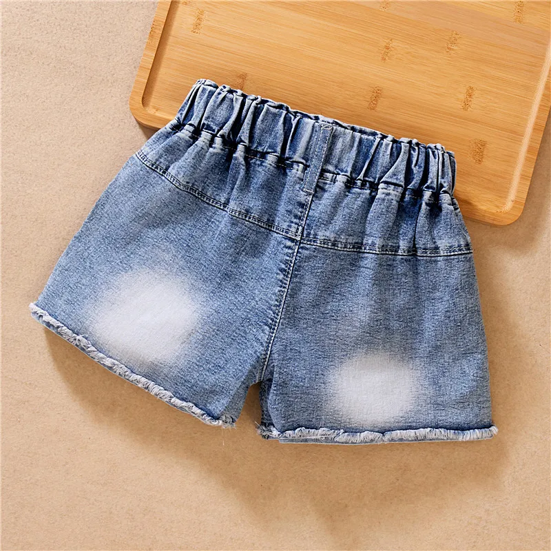 IENENS Kids Baby Girls Summer Denim Clothing Shorts Pants Jeans Clothes Children Girl Casual Short Trousers Infant Bottoms