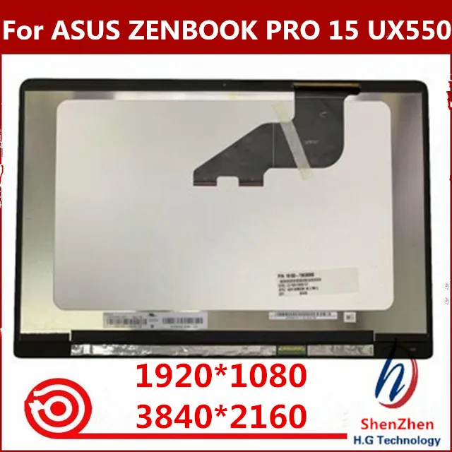 Оригинальный замена 15 6 дюйма для ASUS ZENBOOK PRO15 UX550 UX550V UX550VD сенсорный ЖК-экран