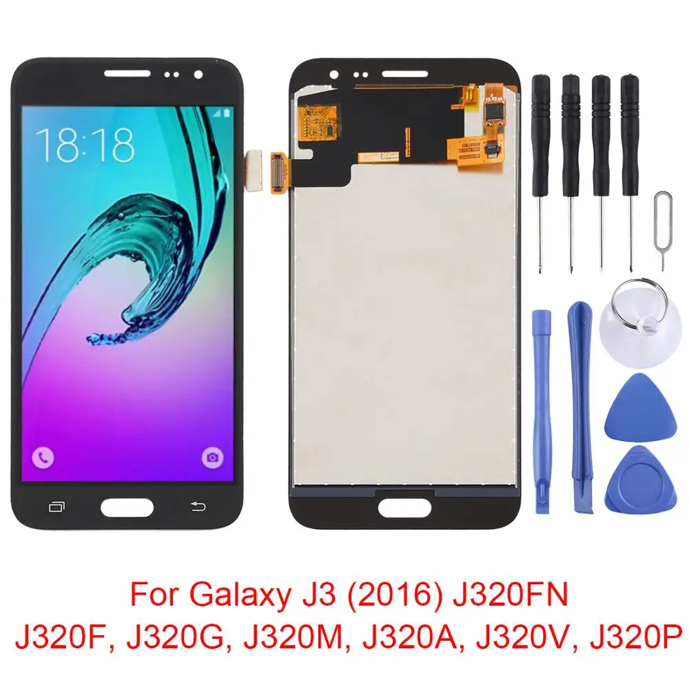 

For Samsung Galaxy J3(2016)J320FN, J320F, J320G, J320M, J320A, J320V, J320P Display LCD Screen+Digitizer Full Assembly module
