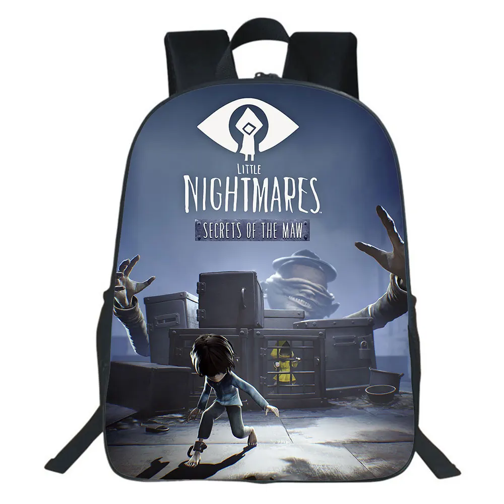 Little Nightmares 2 Backpack Boys Girls School Bag Men Women Rucksack School Bag Teens Daily New Game Knapsack Mochila