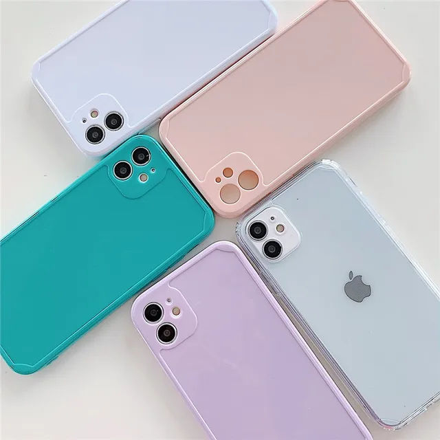 Simple Solid Color Phone Case For iphone Tweggo