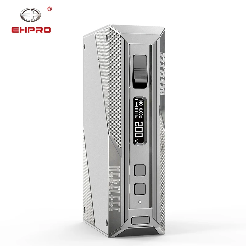 

Original Ehpro Cold Steel 200 TC Box MOD with 200W max output By 18650 Battery Mod Box Vape Vaporizer vs Drag 2/ Aegis Solo