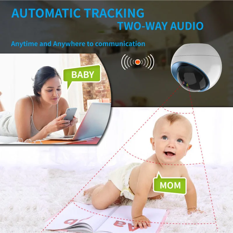 SmartCnet Tuya Smart Life 720P 1080P IP камера 1 м 2 беспроводная WiFi видеонаблюдения CCTV детский