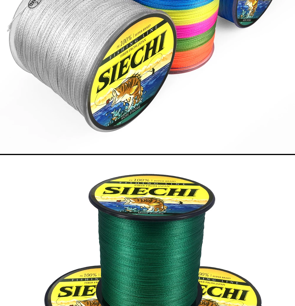 NEW Fishing Line 8 Strands 4 Strands PE Braided 500 Meters Multifilament Fishing Line Rope peche carpe Wire 20-88lb