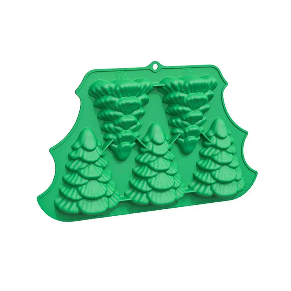 Christmas Silicone Mold Cake Baking Tray With Shape Of Christmas Tree Small Chocolate And Candy