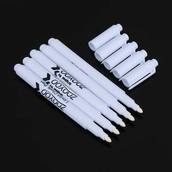

1/5/10pcs White Liquid Chalk Pen Glass for Windows Chalkboard Black Board Erasable Environmental Marker School Supplies