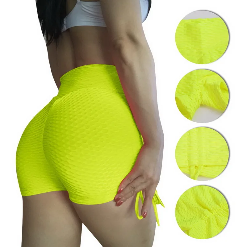 african dresses Women Gym Jogging Yoga Shorts Leggings Breathable Women's Yoga Short Sports Fitness Solid Color Thin Skinny Shorts athletic shorts