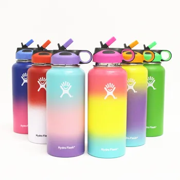 

hydro flask 18oz/32oz/40oz Tumbler Flask Vacuum Insulated Flask Stainless Steel Water Bottle Wide Mouth Outdoors Sports Bottle