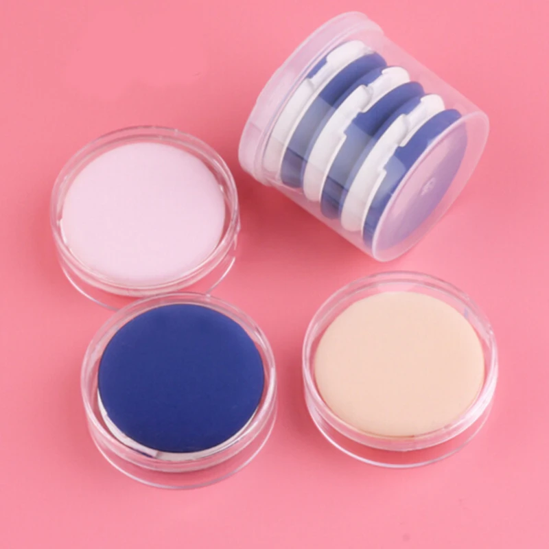 

6Pc Make-Up Spons Foundation Maquiagem Make Up Gladde Droge Nat Schoonheid EssentiÃ«le Cosmetische Make-Up Gezicht Poeder