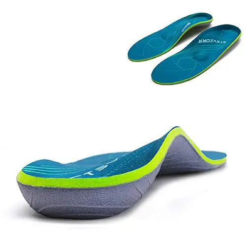 Flat Feet Template Arch Support Orthopedic Insoles,Men Women Plantar Fasciitis Heel Pain Orthotics Insoles Sneakers Shoe Inserts green