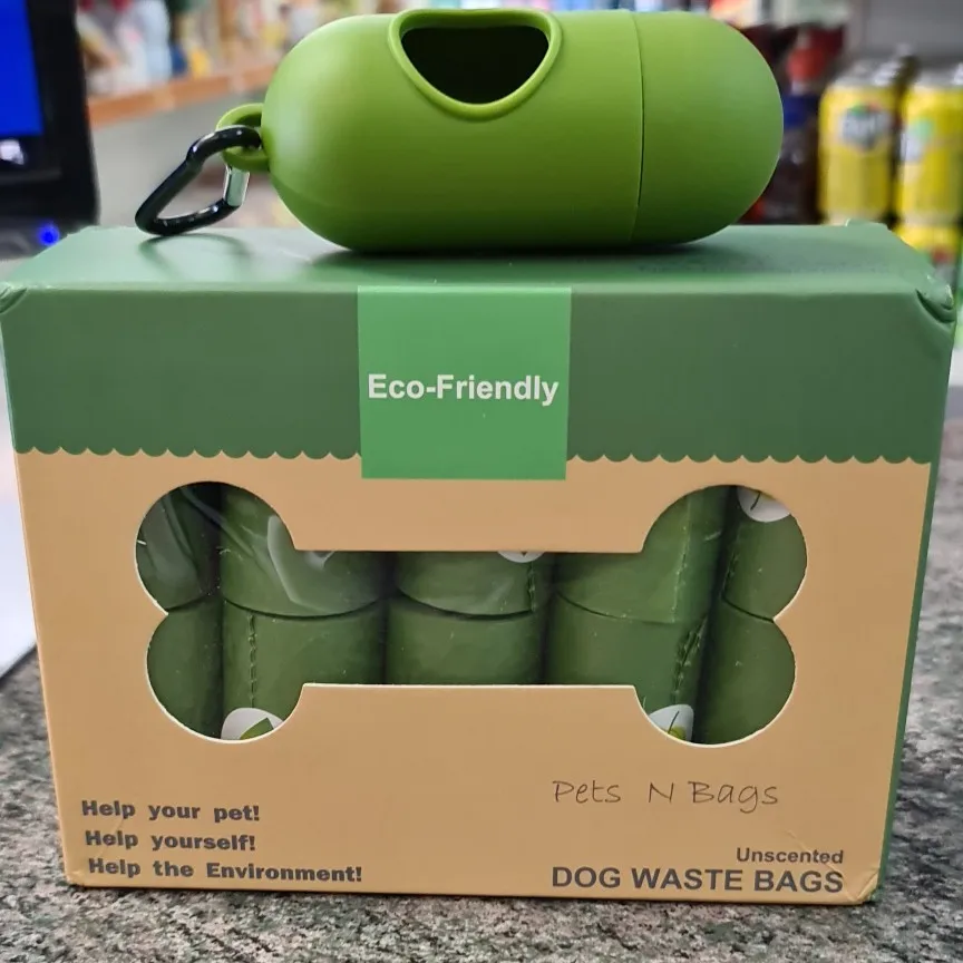 Biodegradable Pet Dog Poop Bag Zero Waste Dog Pooper Bags Paw Doggy