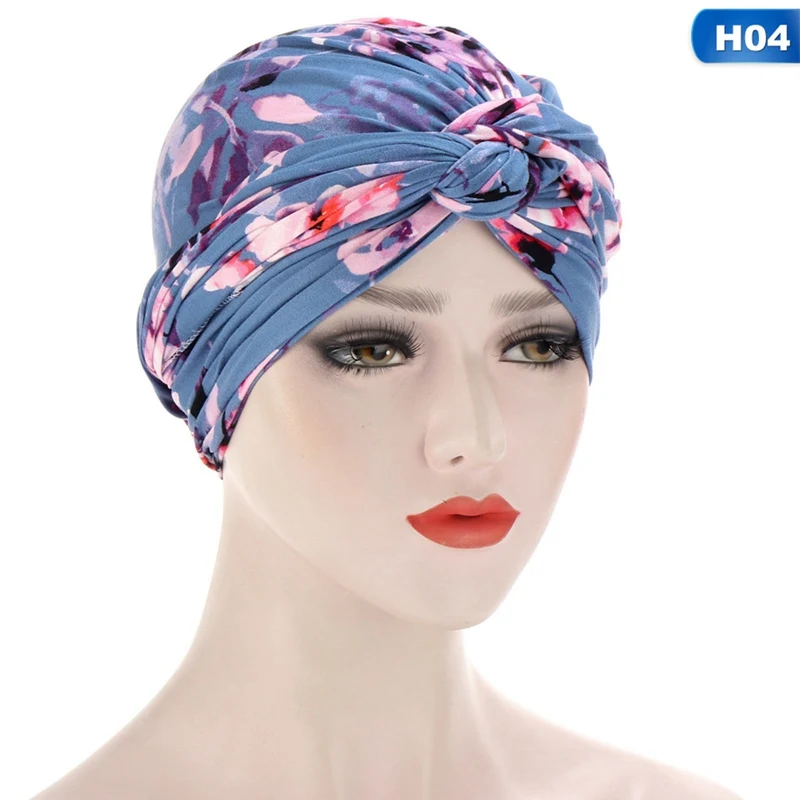 

2020 New Autumn Flower Mosaic Multi-color Changeable Headscarf Cap