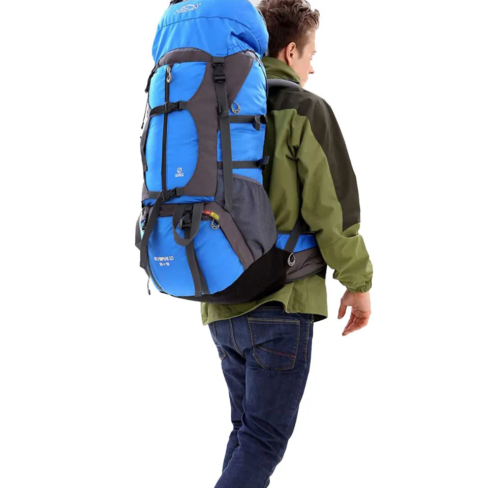 Походные рюкзаки для альпинизма, 80L, нейлоновые рюкзаки для походов, унисекс, для путешествий, водонепроницаемые, для мужчин и женщин, для кемпинга, походов, рюкзаки