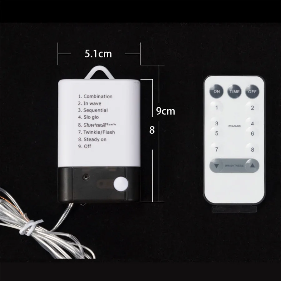 5 м/10 м USB/AA батарея праздничный светильник ing медный струнный 8 режимов