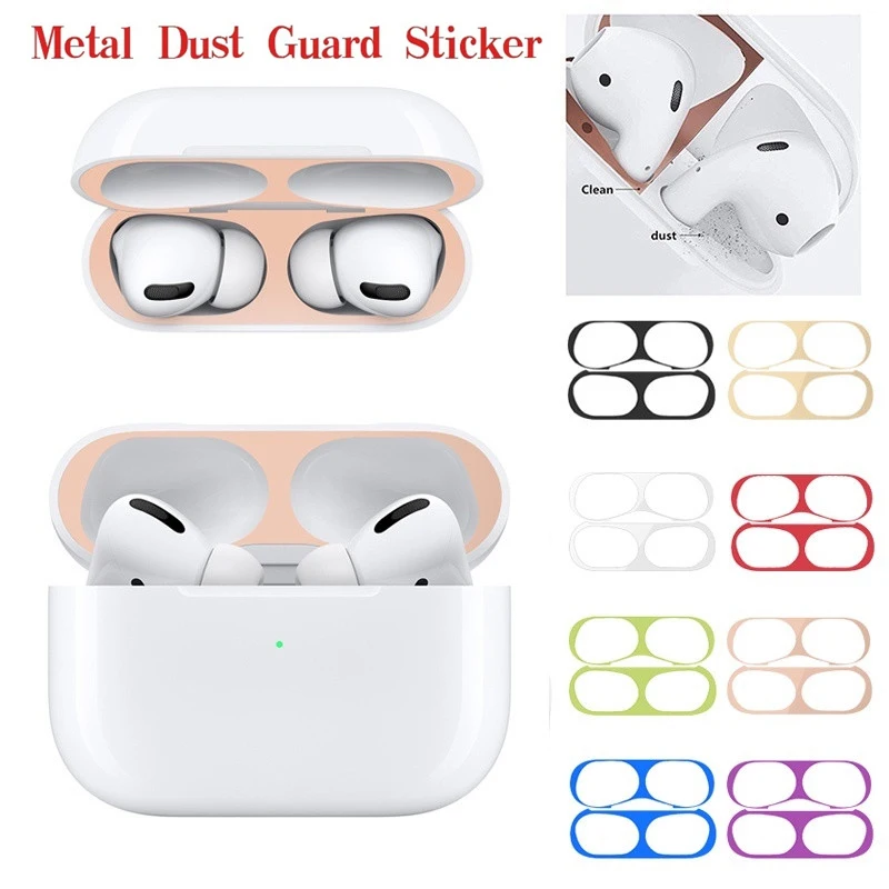 Металлический пылезащитный стикер для Airpods pro Stiker внутренняя крышка Стикеры Air pods