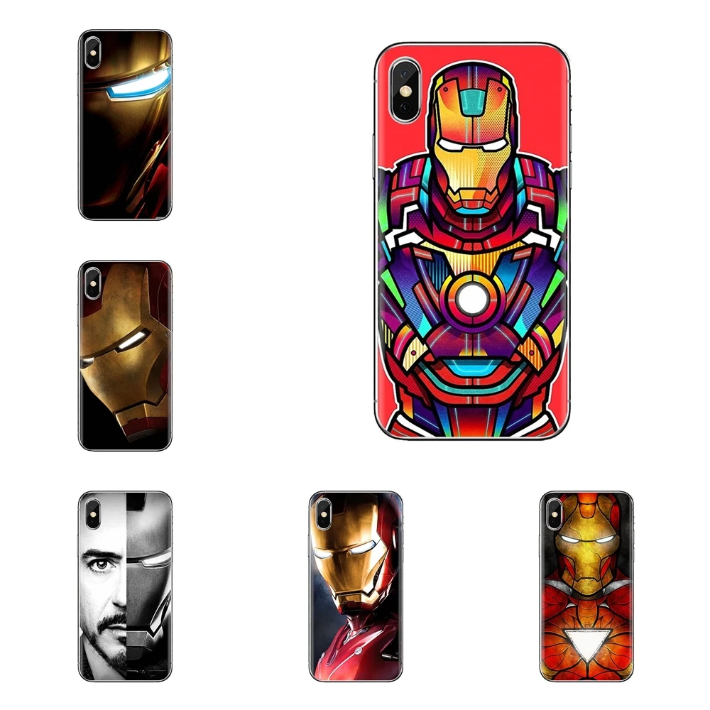 

Silicone Phone Case Covers For Xiaomi Redmi 4A S2 Note 3 3S 4 4X 5 Plus 6 7 6A Pro Pocophone F1 Iron Man Robert Downey Jr Custom