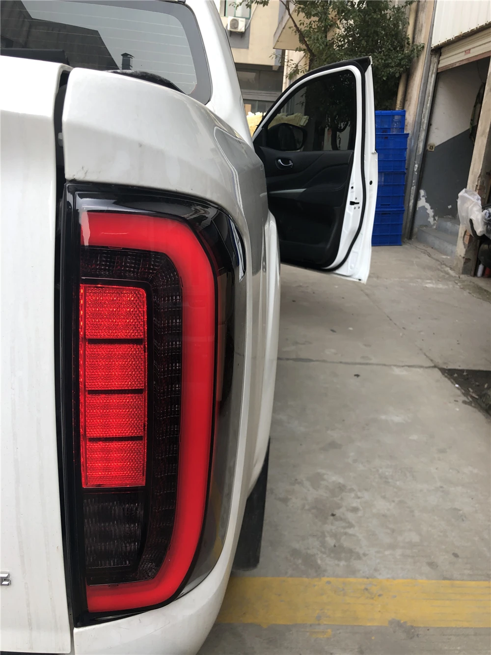 2 шт. задние фонари для Nissan Navara Np300 светодиодные задние фонари заднего хода стояночный Задний сигнал тормоза