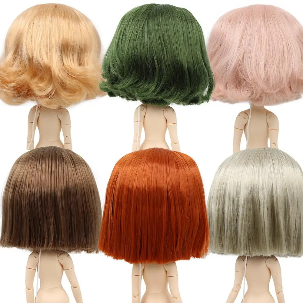 ICY blyth кукла парик только rbl головы и купола короткие волосы для пользовательских