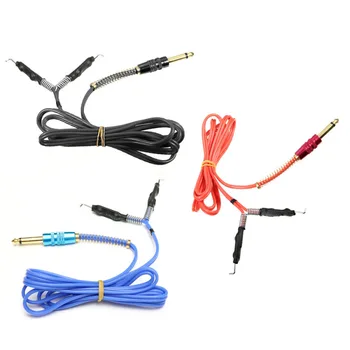 

1pcs Clip Cord Power Cable Tattoo Hook 1.7M Silicone Wire For Tattoo Machine/Gun Foot Pedal Switch Supply Power Accessory