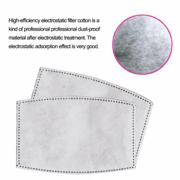 

In Stock 30pcs Cover Filters -dust Smoke Gas And Allergies Adjustable And Reusable Cover With 30 Face Covers Filters mascarillas