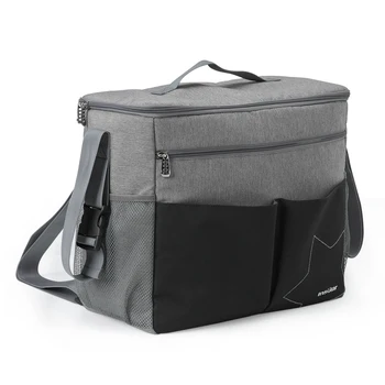 

insular Diaper Bag Large Capacity Waterproof Mommy Bag for Clothes Diaper Nappy Milk Powder Bottle Tissue Travelling Storage Bag