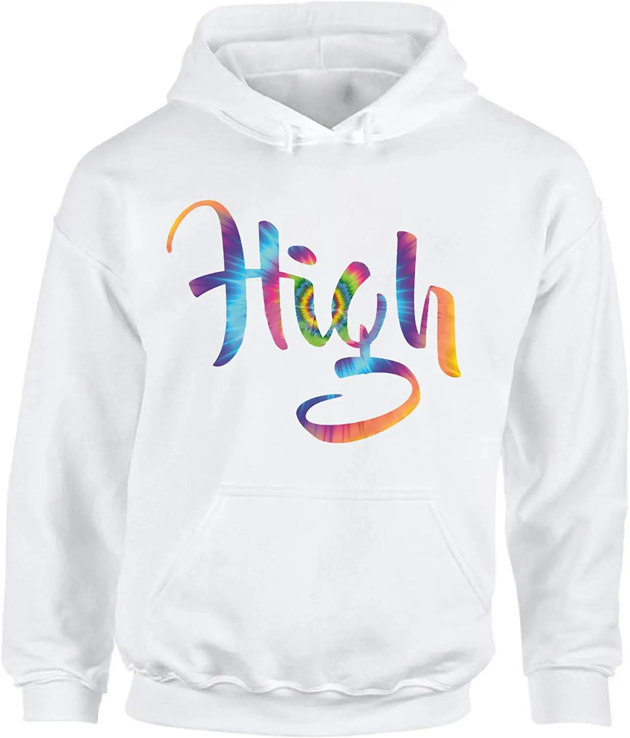 TSDFC унисекс Neon Get High Hoodie Толстовки с капюшоном Psychedelic Tie Dye Highunisex Мужская Женская