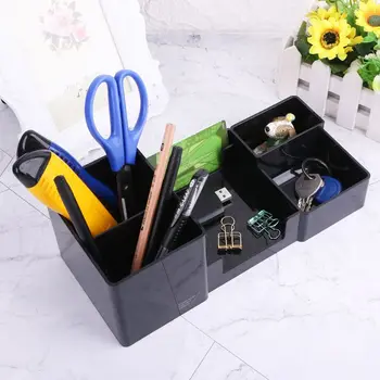 

Multifunctional Pen Holder Desk Organizer Holder Box Office School Stationery G92E