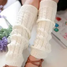 Новинка; сезон осень-зима; вязаные теплые носки выше колен; гетры; японские ворсовые носки; 11 цветов; теплые