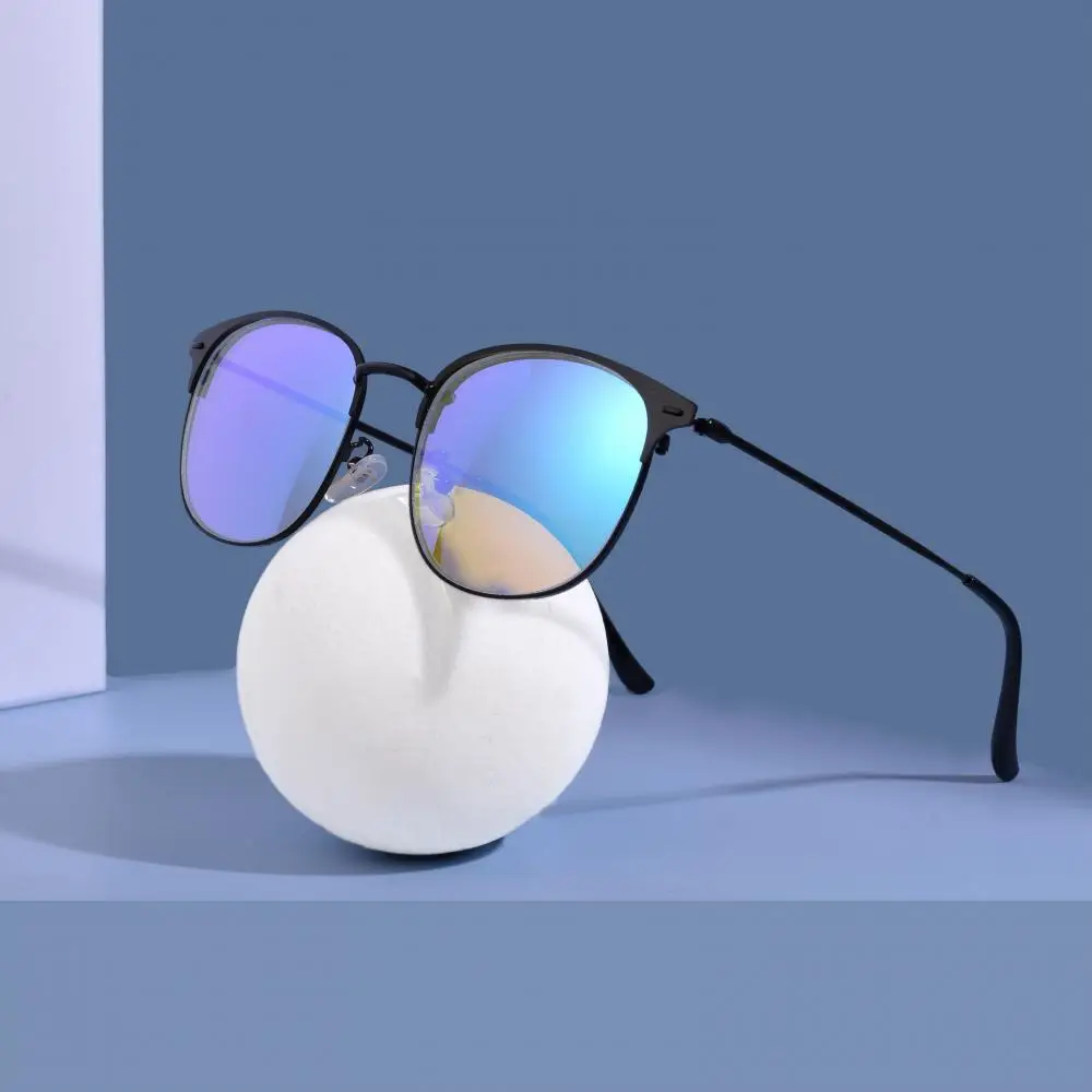 Color Blindness Corrective Glasses Correction For Red Green Color Weekness Metal Frame UV400 Protection Color Blind Sunglasses blue blockers Blue Light Blocking Glasses
